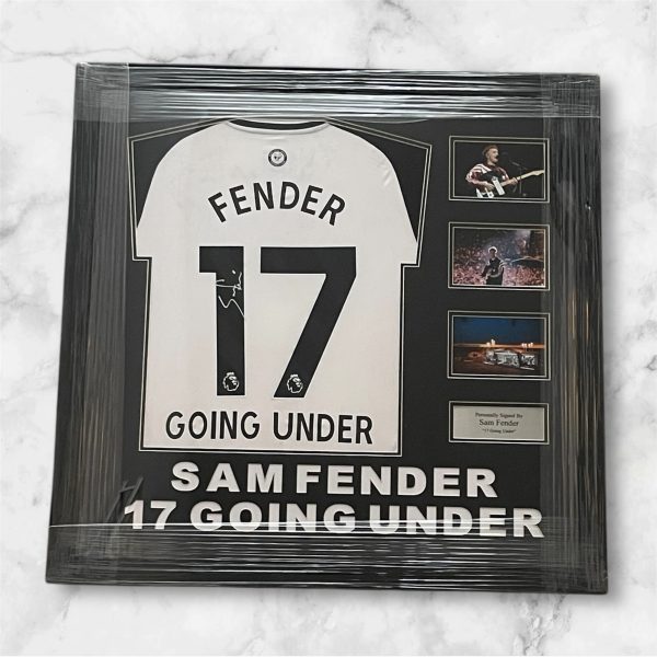 Sam Fender signed and framed stunning Toon shirt display