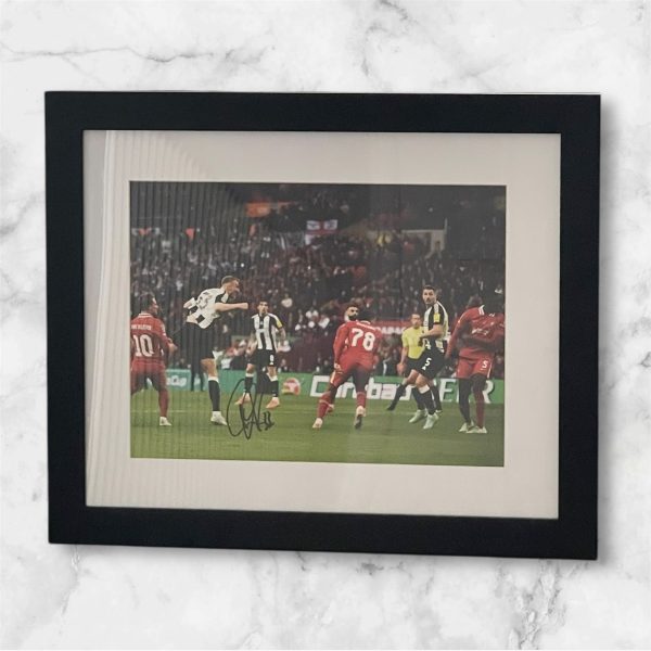 Win a Legendary Dan Burn Signed and Framed Goal Scoring Header Picture – Carabao Cup Final Edition!