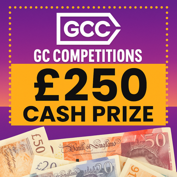 Win £250 Cash - Only 99p and great odds, only 500 tickets..